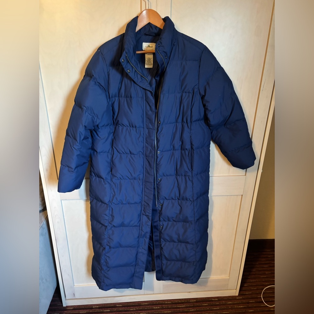 L.L.Bean Navy Quilted Puffer Jacket
